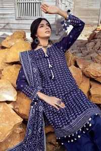 3 Piece Printed Lawn Unstitched Suit CL-42017 A