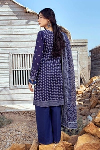 3 Piece Printed Lawn Unstitched Suit CL-42017 A