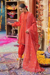 3 Piece Printed Lawn Unstitched Suit CL-42017 B
