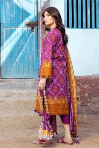 3 Piece Printed Lawn Unstitched Suit CL-42018 A