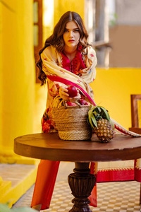 3 Piece Printed Lawn Unstitched Suit CL-42026 A