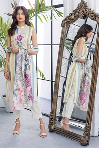 3 Piece Printed Lawn Unstitched Suit CL-42029 A