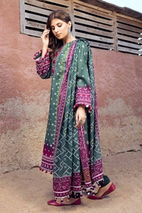 3 Piece Printed Lawn Unstitched Suit CL-42034 A
