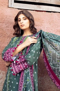 3 Piece Printed Lawn Unstitched Suit CL-42034 A