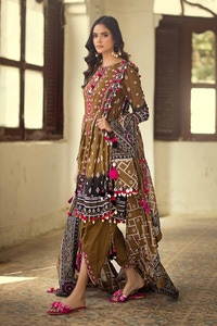 3 Piece Printed Lawn Unstitched Suit CL-42034 B
