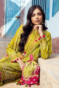 3 Piece Printed Lawn Unstitched Suit CL-42036 A