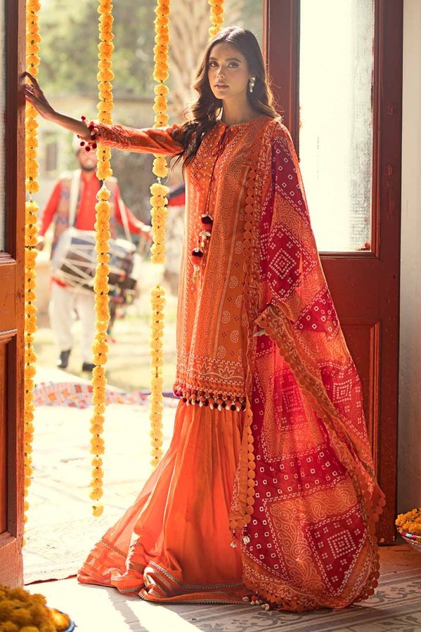 3 Piece Printed Lawn Unstitched Suit CL-42036 B