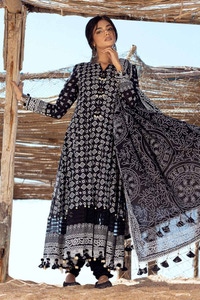 3 Piece Lacquer Printed Lawn Unstitched Suit CL-42039 A