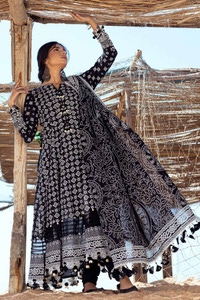 3 Piece Lacquer Printed Lawn Unstitched Suit CL-42039 A