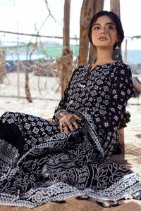 3 Piece Lacquer Printed Lawn Unstitched Suit CL-42039 A