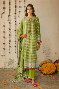 3 Piece Lacquer Printed Lawn Unstitched Suit CL-42039 B