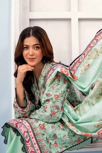 3 Piece Printed Lawn Unstitched Suit CL-42050 A
