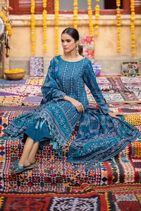 3 Piece Printed Lawn Unstitched Suit CL-42060 B