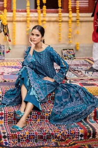 3 Piece Printed Lawn Unstitched Suit CL-42060 B