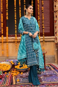 3 Piece Printed Lawn Unstitched Suit CL-42061 B