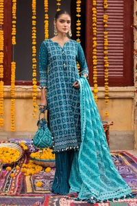 3 Piece Printed Lawn Unstitched Suit CL-42061 B