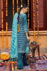 3 Piece Printed Lawn Unstitched Suit CL-42061 B