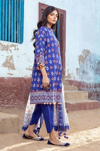 3 Piece Lacquer Printed Lawn Unstitched Suit CL-42062 A