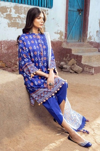 3 Piece Lacquer Printed Lawn Unstitched Suit CL-42062 A