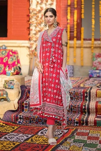3 Piece Lacquer Printed Lawn Unstitched Suit CL-42062 B