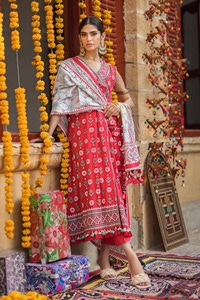 3 Piece Lacquer Printed Lawn Unstitched Suit CL-42062 B