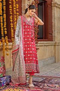 3 Piece Lacquer Printed Lawn Unstitched Suit CL-42062 B
