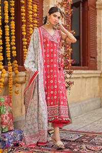 3 Piece Lacquer Printed Lawn Unstitched Suit CL-42062 B
