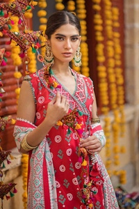 3 Piece Lacquer Printed Lawn Unstitched Suit CL-42062 B