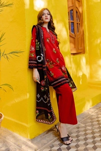 3 Piece Printed Lawn Unstitched Suit CL-42064 B