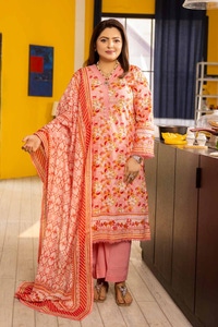 3 Piece Printed Lawn Unstitched Suit CL-42077 A