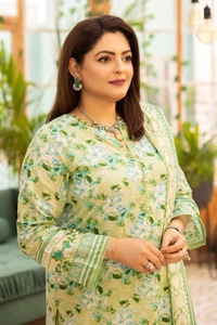 3 Piece Printed Lawn Unstitched Suit CL-42077 B