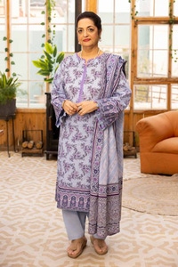 3 Piece Printed Lawn Unstitched Suit CL-42079 B