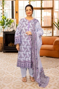 3 Piece Printed Lawn Unstitched Suit CL-42079 B