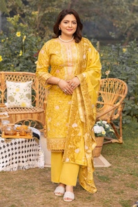 3 Piece Embroidered Printed Lawn Unstitched Suit CL-42081