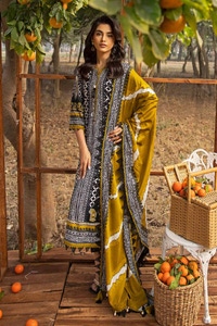 3 Piece Printed Embroidered Lawn Unstitched Suit CL-42089