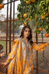 3 Piece Printed Embroidered Lawn Unstitched Suit CL-42090