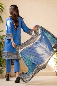 3 Piece Printed Embroidered Lawn Unstitched Suit CL-42091