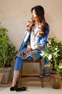 3 Piece Printed Embroidered Lawn Unstitched Suit CL-42091