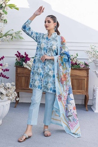 3 Piece Printed Lawn Unstitched Suit CL-42100 B