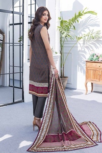 3 Piece Printed Lawn Unstitched Suit CL-42123 A