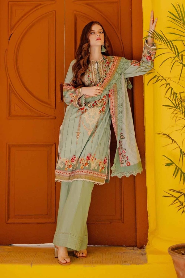 3 Piece Printed Lawn Unstitched Suit CL-42133