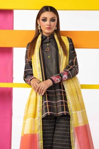 3 Piece Unstitched Printed Lawn Suit CL-42146