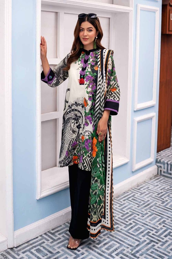 3 Piece Printed Lawn Unstitched Suit CL-42171