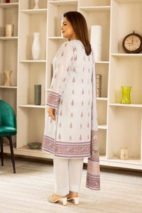 3 Piece Printed Lawn Unstitched Suit CL-42196 A
