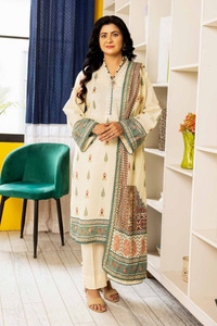 3 Piece Printed Lawn Unstitched Suit CL-42196 B