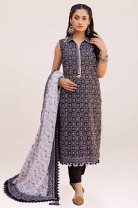 3 Piece Unstitched Printed Lawn Suit with Lacquer Printed Lawn Dupatta CL-42242 A