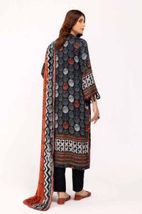 3 Piece Unstitched Printed Cotail Suit CV-42006