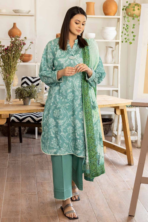 3 Piece Printed Lawn Unstitched Suit CL-32561