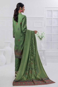 3 Piece Cotton Linen Jacquard Unstitched Suit WNS-32319 A