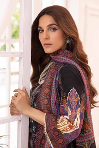3 Piece Digital Printed Khaddar Unstitched Suit with Cotton Net Dupatta CN-32029